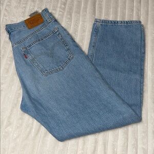 Levi's 501 Women's Light Blue High-Rise Straight Jeans | Size 26